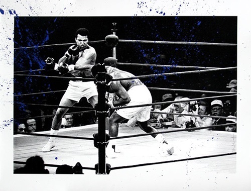 Majestic Ali (Blue) by Mr Brainwash