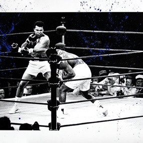 Majestic Ali (Blue) by Mr Brainwash