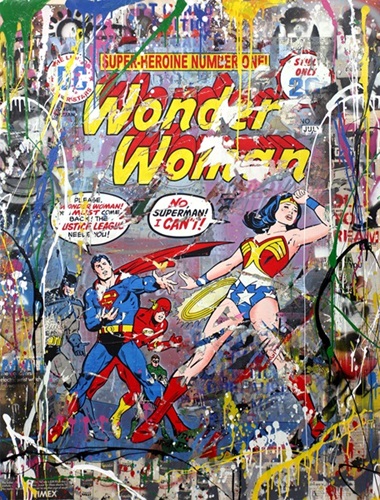 Justice League (HPM) by Mr Brainwash