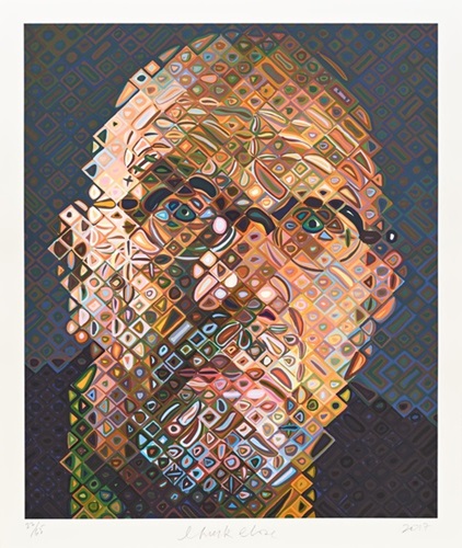 Self Portrait 2017  by Chuck Close