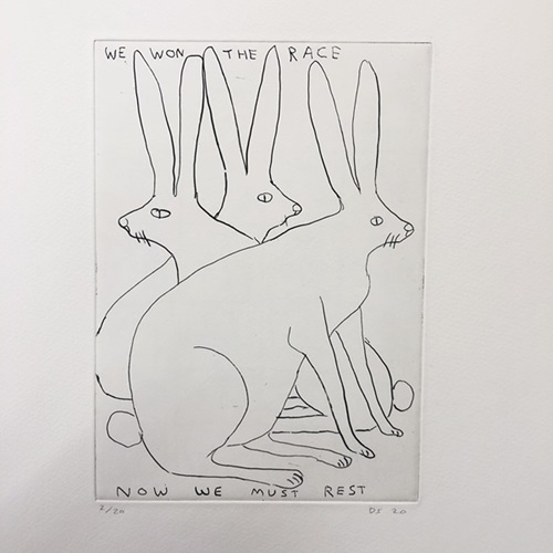 Untitled (Race)  by David Shrigley