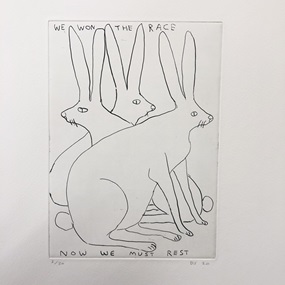 Untitled (Race) by David Shrigley