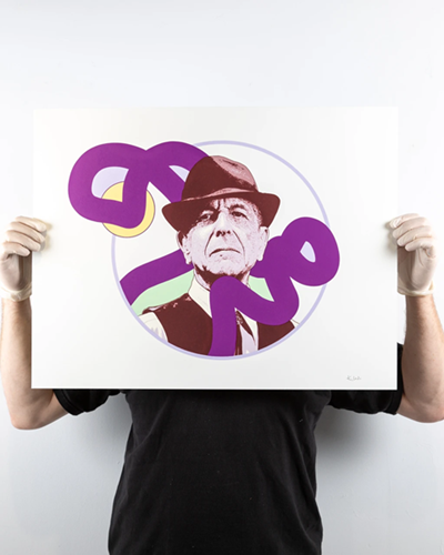 Leonard Cohen  by Kevin Ledo