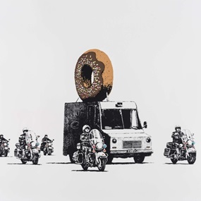 Donuts (Chocolate (Hand-Finished)) by Banksy