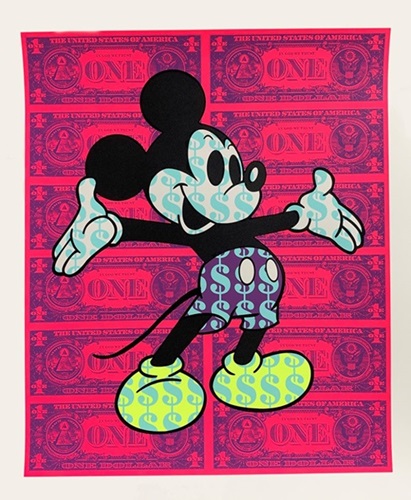 Mickey Money (Neon Pink / Purple) by Ben Allen