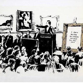 Morons (Unsigned - LA Version) by Banksy