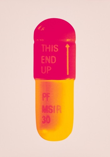 The Cure (Powder Pink / Lollypop Red / Golden Yellow) by Damien Hirst