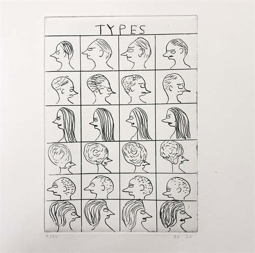 Untitled (Types) (First Edition) by David Shrigley