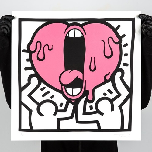 Dancing Screaming Heart (Pink) by Antoine Tava