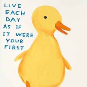 Live Each Day As If It Were Your First by David Shrigley