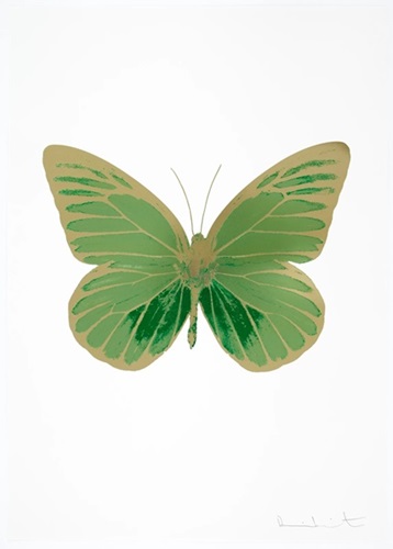 The Souls I (Leaf Green / Emerald Green / Cool Gold) by Damien Hirst