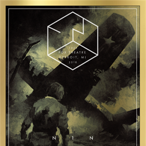 Nine Inch Nails - Detroit MI (Variant) by Karl Fitzgerald