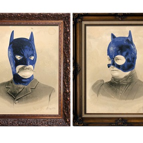 Bat Papi & Cat Nana by Mr Brainwash