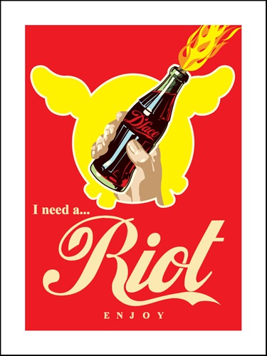 Riot  by D*Face
