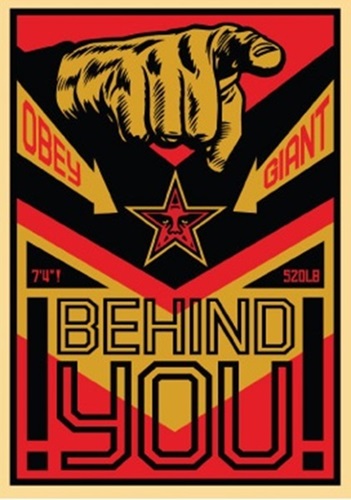 Behind You (Large Format - 20 Year Retro Series Set) by Shepard Fairey