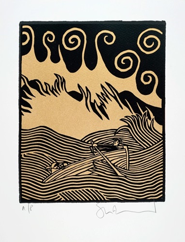 Spreading Contagion (2024 Gold Edition) by Stanley Donwood