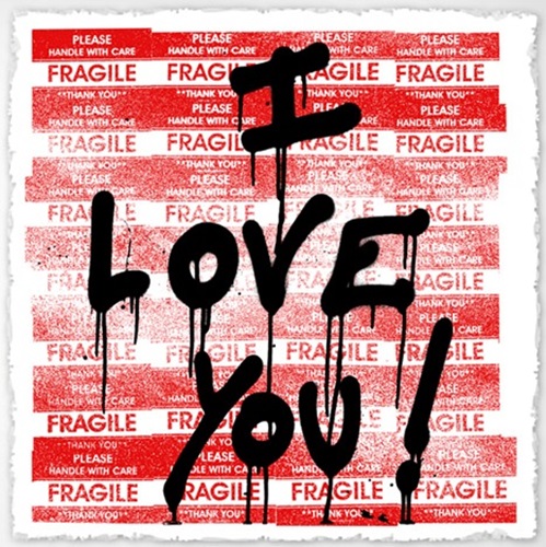 I Love You  by Mr Brainwash