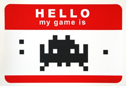 Hello My Game Is (Red) by Space Invader