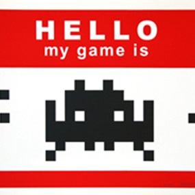 Hello My Game Is (Red) by Space Invader