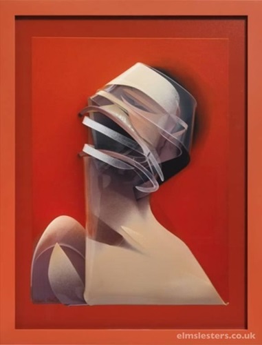 Orange Dimensional Portrait (Lenticular Edition) by Adam Neate