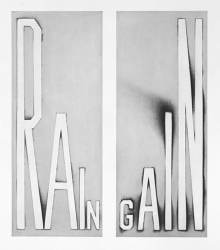 Rain Gain  by Ed Ruscha