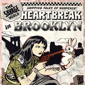 Heartbreak In Brooklyn (Green) by Faile