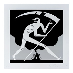 You Reaper You Sower (White) by Cleon Peterson