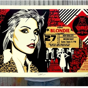 Blondie On Bowery by Shepard Fairey