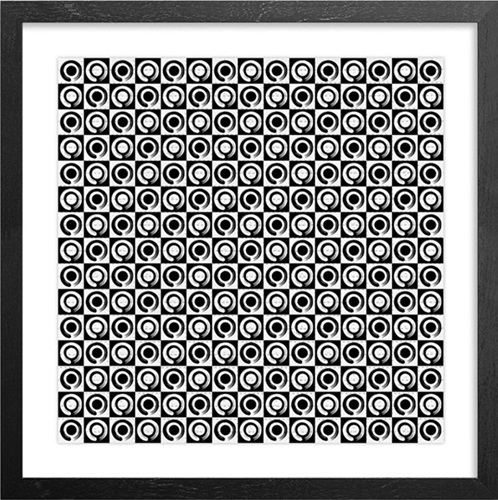 Zen (Blotter Print) by Mike Giant