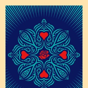 Ganas Dignity & Love (Blue) by Ernesto Yerena