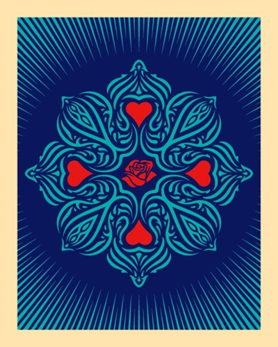 Ganas Dignity & Love (Blue) by Ernesto Yerena