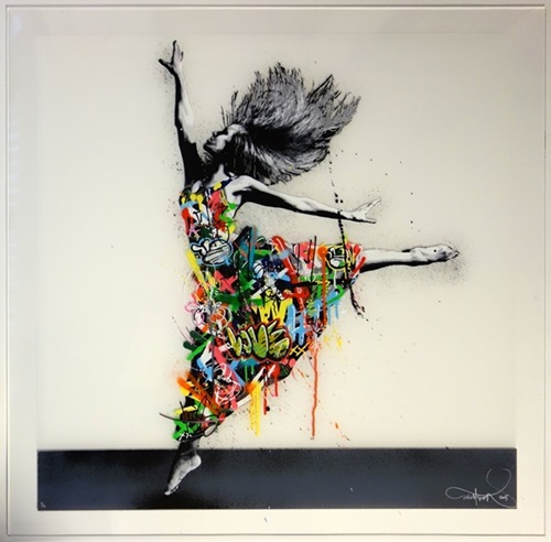 Dancer (White Acrylic) by Martin Whatson