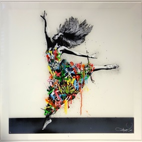 Dancer (White Acrylic) by Martin Whatson