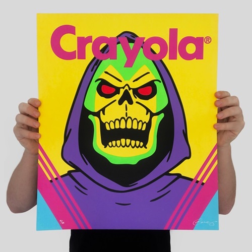 Terror Crayola Skeletor  by Aaron Craig