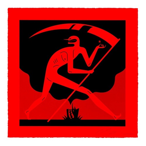 You Reaper You Sower (Red) by Cleon Peterson