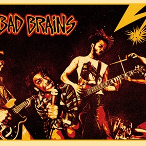 Bad Brains Collaboration Print by Shepard Fairey