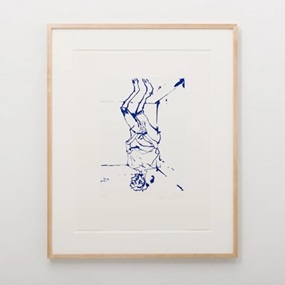 Serpentine (Blue) by Georg Baselitz