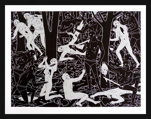 In Nature Is Dominance (Silver) by Cleon Peterson