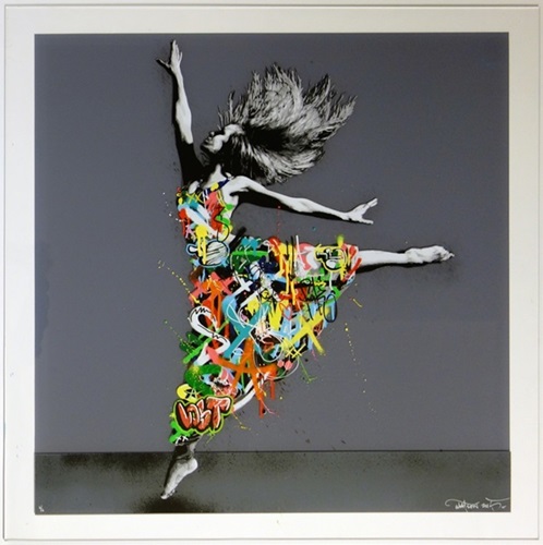 Dancer (Grey Acrylic) by Martin Whatson