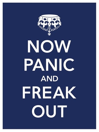 Now Panic And Freak Out (First Edition) by Olly Moss