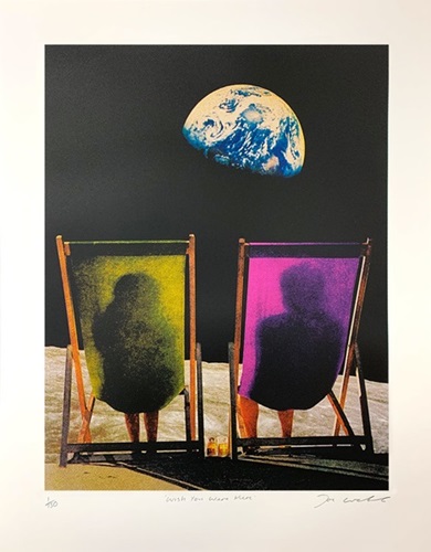 Wish You Was Here (Green / Pink) by Joe Webb