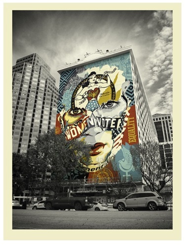 The Beauty Of Liberty And Equality (Austin Mural Version)  by Shepard Fairey | Sandra Chevrier