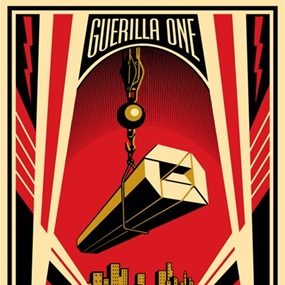 Guerilla One x The Seventh Letter Collaboration Print by Shepard Fairey