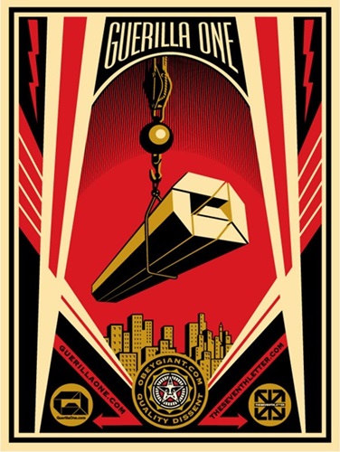 Guerilla One x The Seventh Letter Collaboration Print  by Shepard Fairey