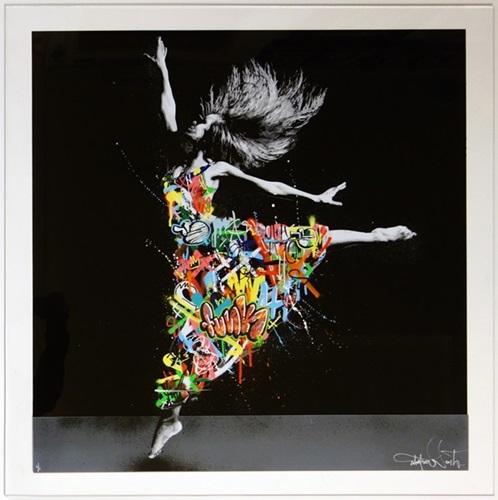 Dancer (Black Acrylic) by Martin Whatson