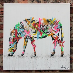 Zebra (Canvas) by Martin Whatson