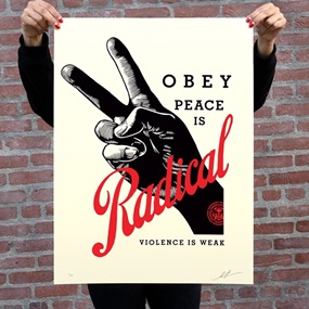 Obey Radical Peace (Cream) by Shepard Fairey