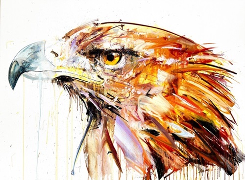 Eagle - Diamond Dust (Gold Leaf) by Dave White