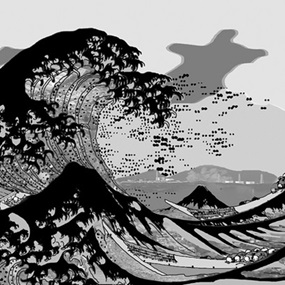 Hokusai Tsunami by Pure Evil