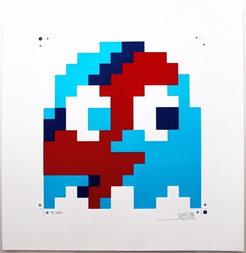 Aladdin Sane (Inky Target Version) by Space Invader